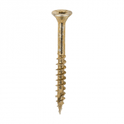 5.0x50 Torx Countersunk Multi Purpose Clamp Screw Zinc & Yellow Plated Timco C2 Range Pack 200