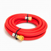 6mm Acetylene Hose 5Mtr 1/4inch Check Valve Red