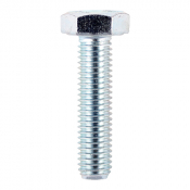 M6x20 Hex Setscrew DIN 933 Zinc Plated Gr.8.8 Pack 500