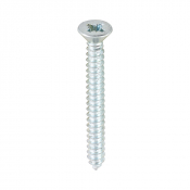 No8x11/2 Pozi Countersunk Ab Point Self Tapping Screw DIN 7982CZ Zinc Plated Pack 200