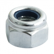M8 Type P Nyloc Nut DIN 982 Zinc Plated Gr.8 Pack 200