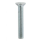 M6x20 Pozi Countersunk Screw DIN 965 Zinc Plated Pack 100