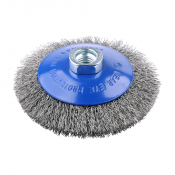 115mm (M14x0.3) Angle Grinder Crimped Stainless Steel Wire Cup Brush