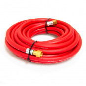 8mm Acetylene Fitted Hose 10Mtr 3/8inch Check Valve Red