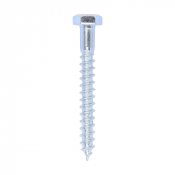 6x50 Coachscrew DIN 571 Zinc Plated Pack 200