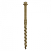 6.7x100 Hex Countersunk Timber Screw Green Pack 50
