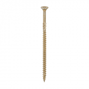 5.0x100 Pozi Countersunk Multi Purpose Screw Zinc & Yellow Plated Timco C2 Range Pack 100