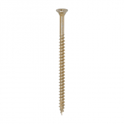 5.0x90 Pozi Countersunk Multi Purpose Screw Zinc & Yellow Plated Timco C2 Range Pack 100