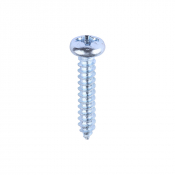 No6x3/4 Pozi Pan Ab Point Self Tapping Screw DIN 7981CZ Zinc Plated Pack 200