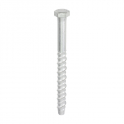 M12x150 Hex Masonry Bolt DIN 529 Silver Pack 25