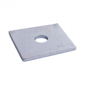 M12x50x3 Square Plate Washer DIN 436 Zinc Plated Pack 100