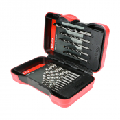 HSS Standard Series Drill Bit & Masonry Drill Bit Set 17 (12mm & 5mm) Timco