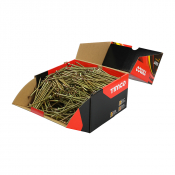 5.0x100 Pozi Countersunk Multi Purpose Screw Zinc & Yellow Plated Timco Velocity Range Pack 1000