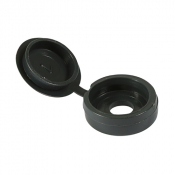 3.5-5 Hinged Screw Cover Cap Grey Pack 100