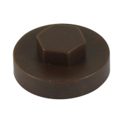 16 Hex Head Cover Cap Brown Pack 1000