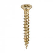 4.0x30 Pozi Countersunk Multi Purpose Screw Zinc & Yellow Plated Timco Velocity Range Pack 200