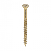 4.0x45 Pozi Countersunk Multi Purpose Screw Zinc & Yellow Plated Timco Velocity Range Pack 200
