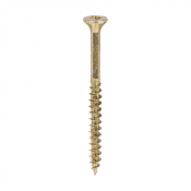4.0x50 Pozi Countersunk Multi Purpose Screw Zinc & Yellow Plated Timco Velocity Range Pack 200