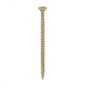 5.0x80 Pozi Countersunk Multi Purpose Screw Zinc & Yellow Plated Timco C2 Range Pack 200