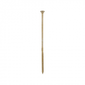 6.0x180 Pozi Countersunk Multi Purpose Screw Zinc & Yellow Plated Timco C2 Range Pack 100