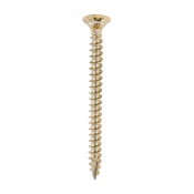 4.0x50 Pozi Countersunk Multi Purpose Screw Zinc & Yellow Plated Timco Classic Range Pack 200