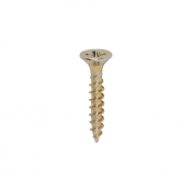 3.5x20 Pozi Countersunk Multi Purpose Screw Zinc & Yellow Plated Timco Classic Range Pack 200