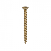 4x45 Pozi Countersunk Chipboard Screw Zinc & Yellow Plated Timco Solo Range Pack 200