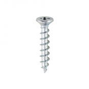 4.3x25 Unreinforced Frame Screw Zinc Plated Timco 200 Range Pack 1000