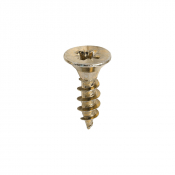 4.5x16 Pozi Countersunk Multi Purpose Screw Zinc & Yellow Plated Timco Classic Range Pack 200