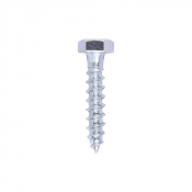 8x40 Coachscrew DIN 571 Zinc Plated Pack 200
