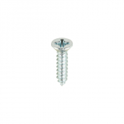 No6x5/8 Pozi Countersunk Ab Point Self Tapping Screw DIN 7982CZ Zinc Plated Pack 200