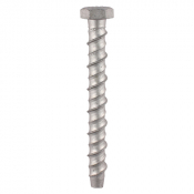 M8x60 Hex Masonry Bolt DIN 529 Silver Pack 30