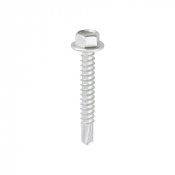 5.5x38 Hex Metal to Light Section Steel S/D Exterior Screw Steel/Silver Pack 100