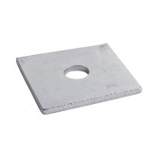 M12x50x3 Square Plate Washer DIN 436 Hot Dipped Galvanised Pack 100