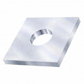 M20x50x3 Square Plate Washer DIN 436 Zinc Plated Pack 100