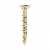 4.0x30 Pozi Countersunk Multi Purpose Screw Zinc & Yellow Plated Timco Classic Range Pack 200