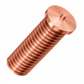 M8x45 CD Weldstud DIN 525 Copper Pack 100