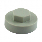 19 Hex Head Cover Cap Grey Pack 1000