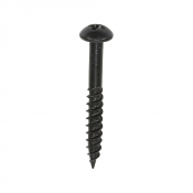 No10x11/2 Pozi Round Woodscrew BlackJax Pack 200