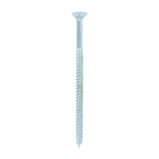 No10x31/2 Pozi Countersunk Twin Threaded Woodscrew Zinc Plated Pack 100