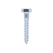 10x60 Coachscrew DIN 571 Zinc Plated Pack 100