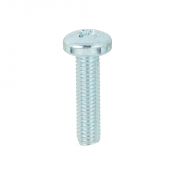 M5x20 Pozi Pan Screw DIN 7985 Zinc Plated Pack 100