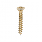 3.0x20 Pozi Countersunk Multi Purpose Screw Zinc & Yellow Plated Timco Velocity Range Pack 200