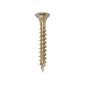 4.0x30 Pozi Countersunk Multi Purpose Screw Zinc & Yellow Plated Timco C2 Range Pack 200