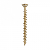 6.0x80 Pozi Countersunk Multi Purpose Screw Zinc & Yellow Plated Timco C2 Range Pack 200
