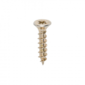 3x15 Pozi Countersunk Chipboard Screw Zinc & Yellow Plated Timco Solo Range Pack 200