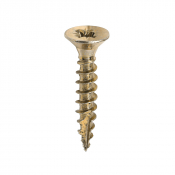 4.5x25 Pozi Countersunk Multi Purpose Screw Zinc & Yellow Plated Timco Classic Range Pack 200