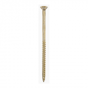 6x120 Pozi Countersunk Chipboard Screw Zinc & Yellow Plated Timco Solo Range Pack 100