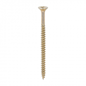 6x90 Pozi Countersunk Chipboard Screw Zinc & Yellow Plated Timco Solo Range Pack 200