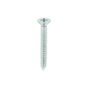 No10x11/2 Pozi Countersunk Ab Point Self Tapping Screw DIN 7982CZ Zinc Plated Pack 100